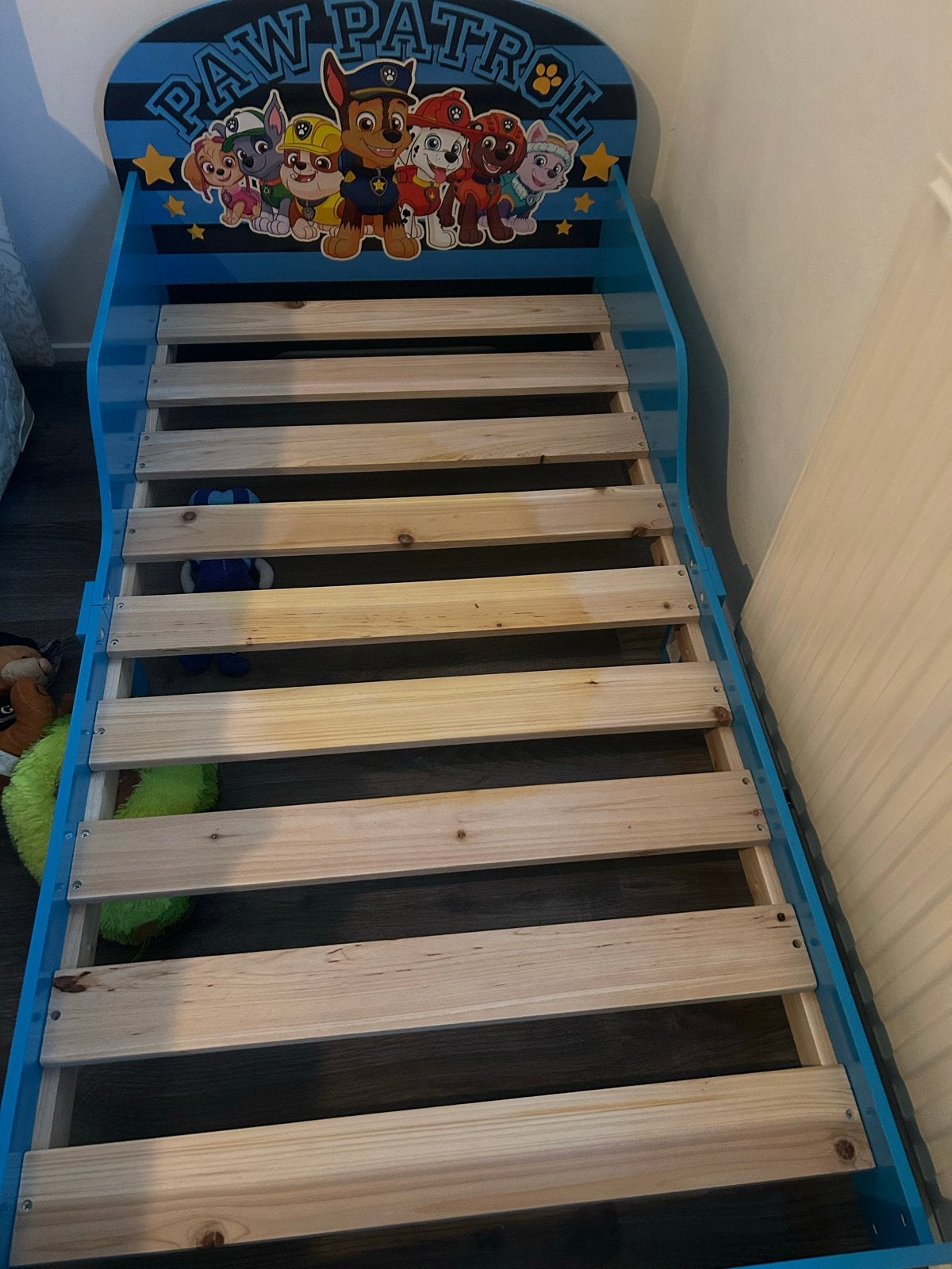 Paw Patrol Kleuterbed met lattenbodem, Kinderen en Baby's, Kinderkamer | Bedden, Ophalen, Gebruikt, 70 tot 85 cm, 140 tot 160 cm