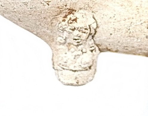 Kleipijp Moriaanshoofd of vrouwenkopje 1692 en 1764 p007, Ophalen of Verzenden