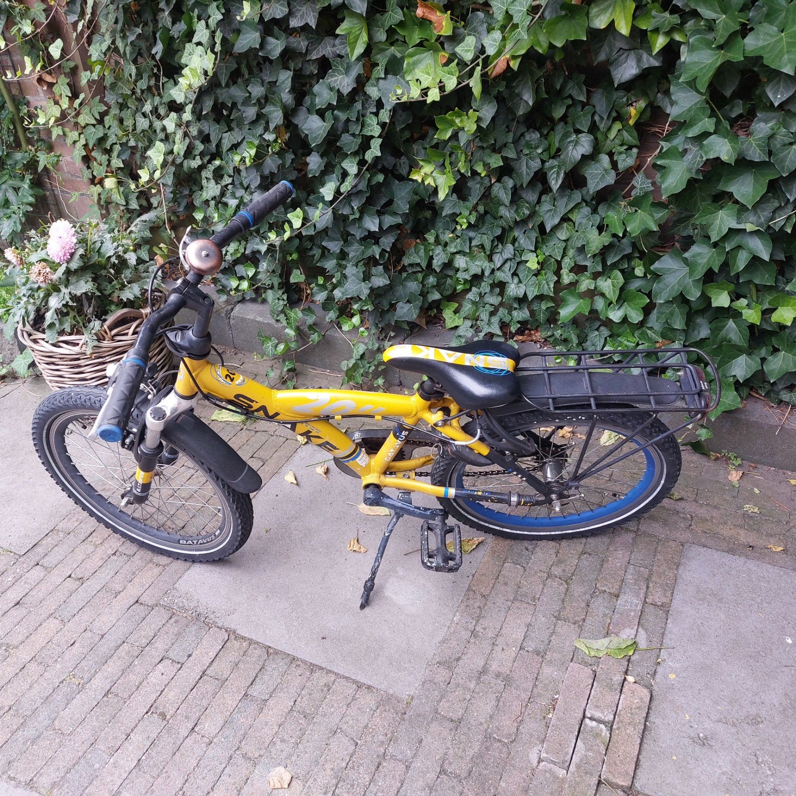 Batavus Snake 20 inch kinderfiets - onderhoud nodig, Ophalen, 20 inch of meer, Gebruikt, Velgrem