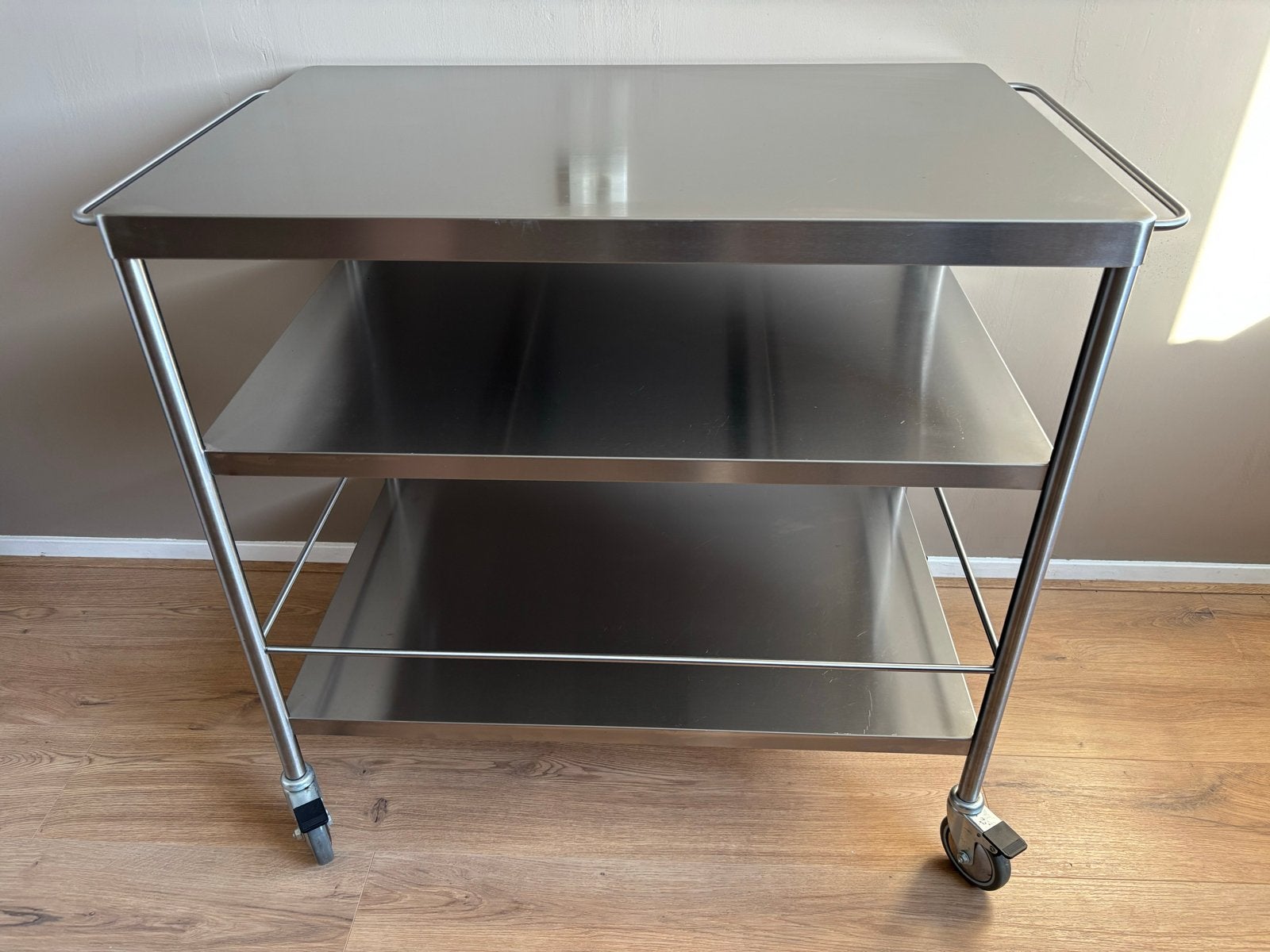 IKEA FLYTTA RVS trolley, Ophalen, Gebruikt