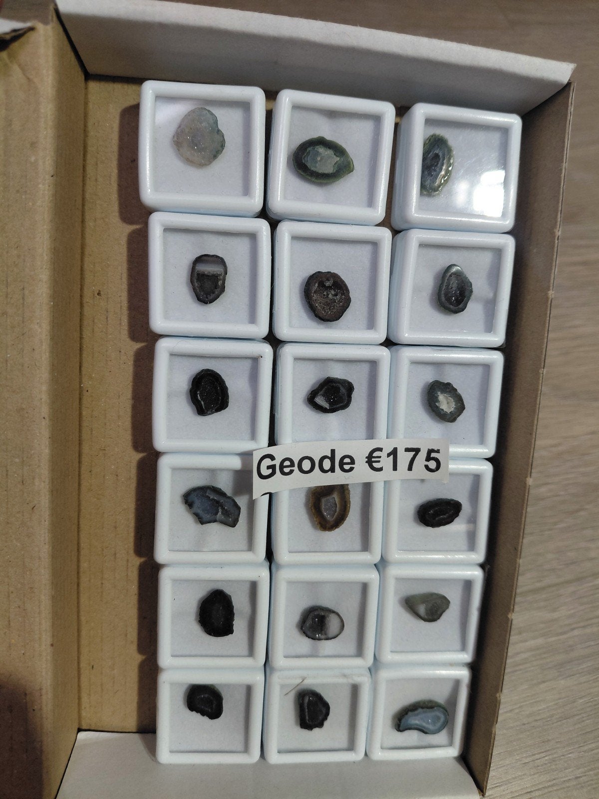 Grote verzameling van kleine baby geodes, Ophalen of Verzenden, Overige typen