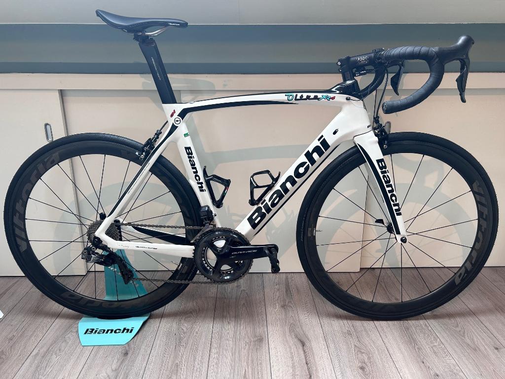 Bianchi Oltre XR4 – Dura Ace Di2 – 2 Wielsets, Gebruikt, Carbon, Overige maten, Meer dan 20 versnellingen