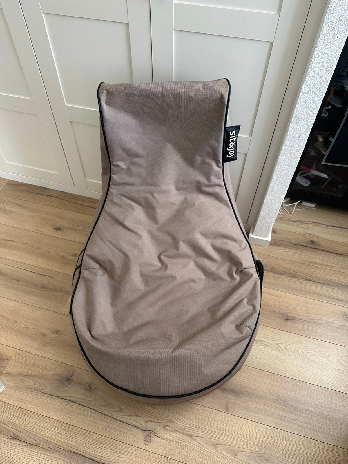 Zitzak sit&joy taupe kleur, Ophalen, Gebruikt, Overige kleuren, Zitzak