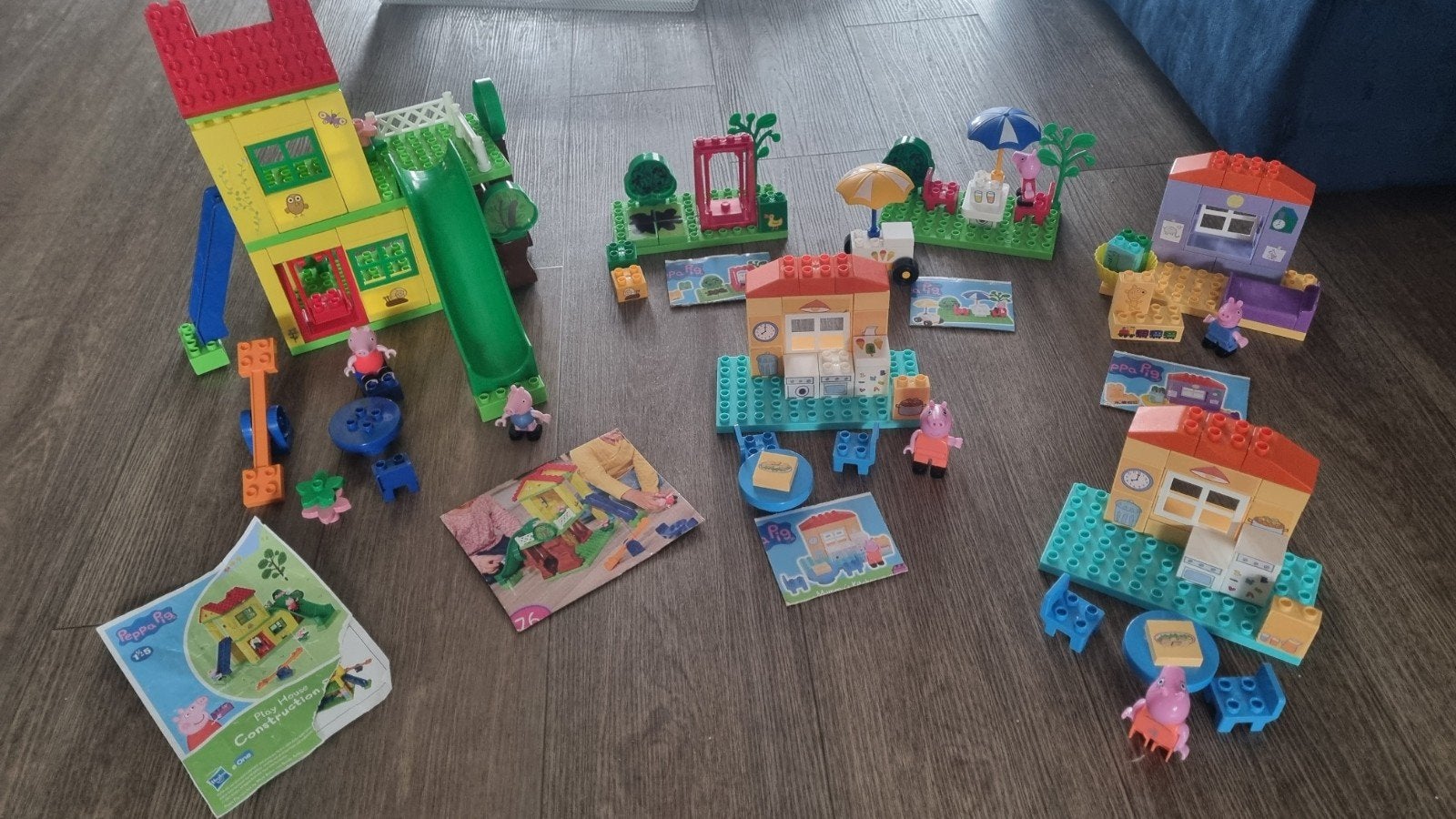 Peppa pig lego, Ophalen