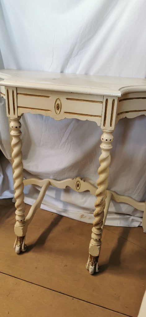 side table creme, Huis en Inrichting, Tafels | Sidetables, Ophalen, 25 tot 50 cm, Rechthoekig, 50 tot 100 cm