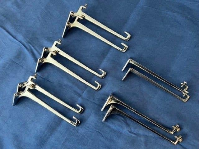 Art-Deco planchet dragers - 5 sets, Verzenden
