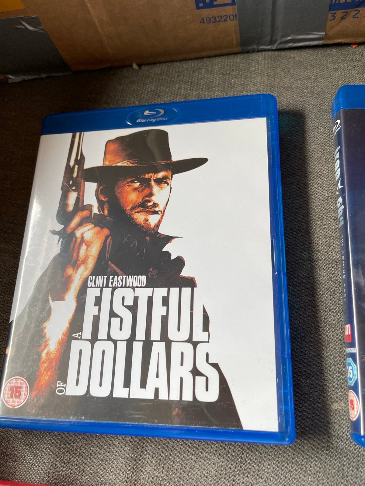 A Fistful of Dollars Blu-ray - Clint Eastwood Western, Ophalen of Verzenden, Zo goed als nieuw, Klassiekers