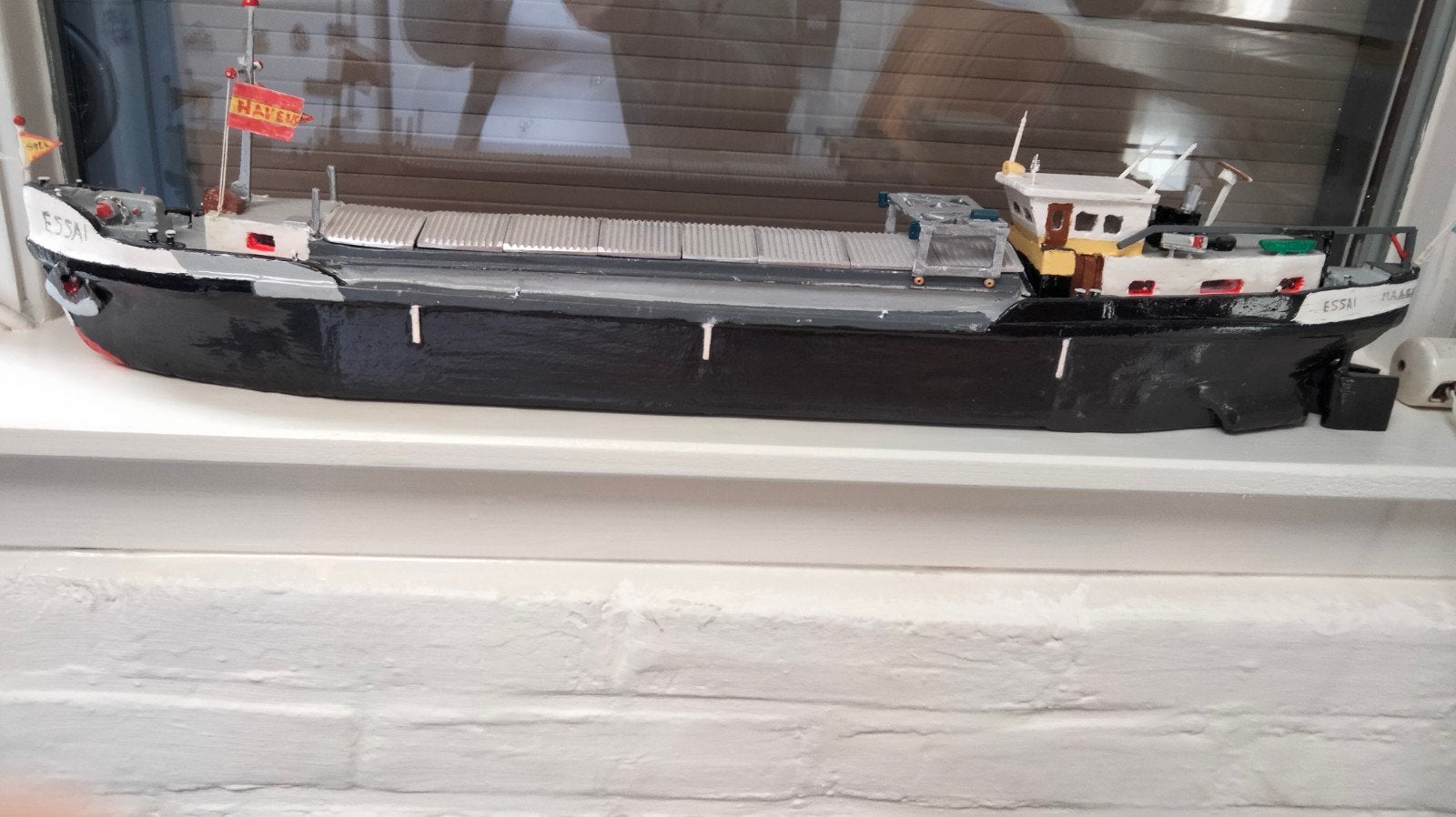 Binnevaartschip modelbouw, Ophalen of Verzenden