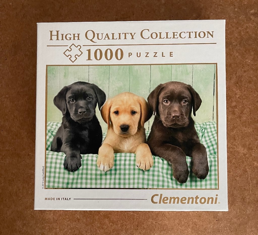 Clementoni High Quality Collection Labrador Puzzel, 1000 st., Ophalen of Verzenden, 500 t/m 1500 stukjes, Zo goed als nieuw, Legpuzzel