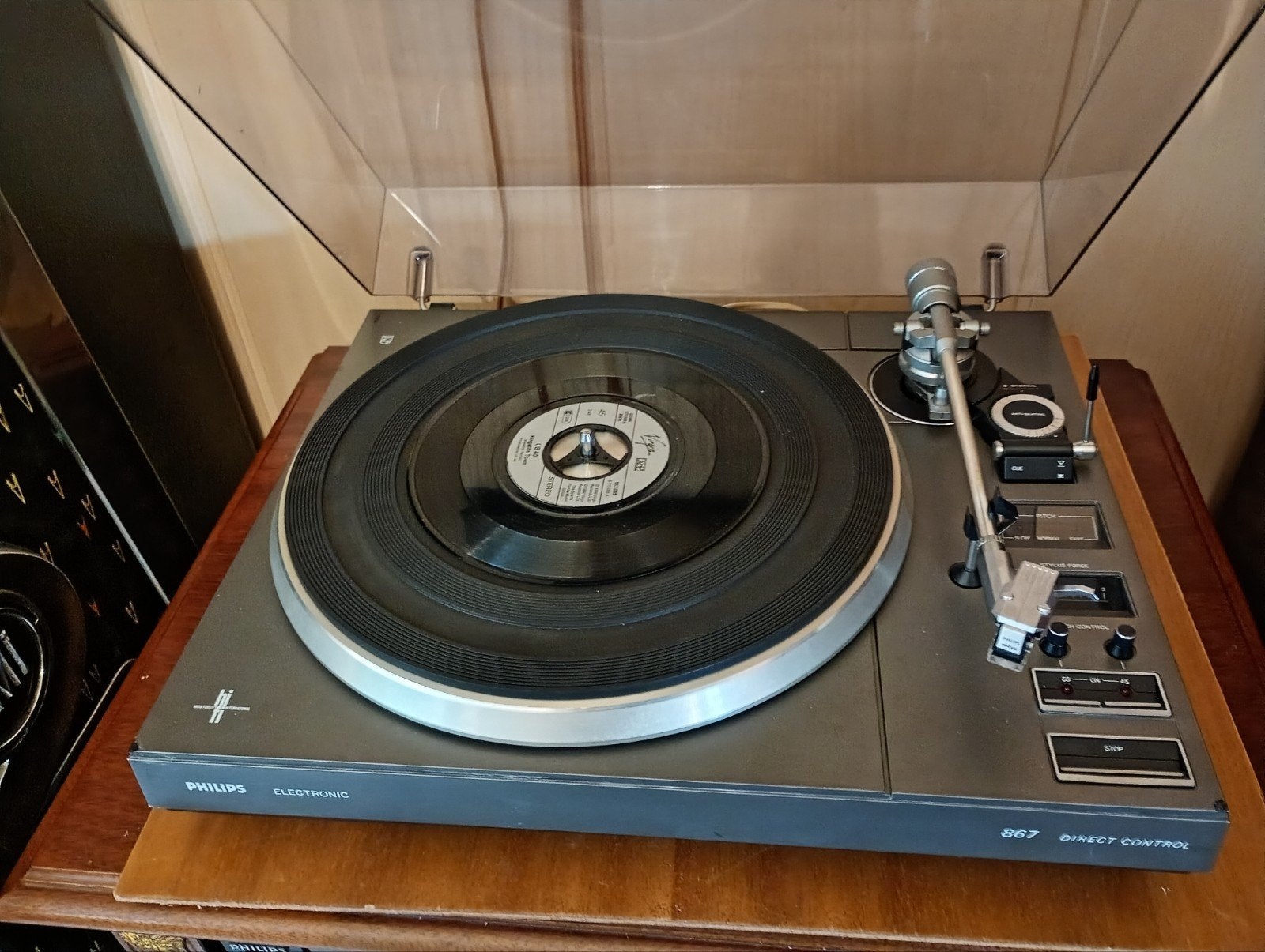 Philips 22AF867 Platenspeler, Audio, Tv en Foto, Platenspelers, Gebruikt, Platenspeler, Philips, Pitch-regelaar, Ophalen