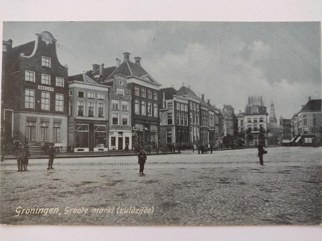 X1619 Groningen 1906 naar Hoorn, Ophalen of Verzenden, Voor 1920, Noord-Holland