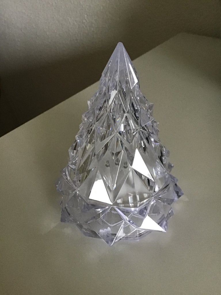 Te koop aangeboden mini kerstboompje (Ikea) met verlichting., Diversen, Kerst, Ophalen of Verzenden, Gebruikt