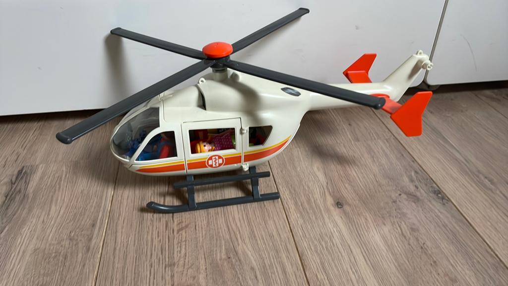 Playmobil Helikopter - set 6686, Ophalen of Verzenden, Gebruikt, Complete set