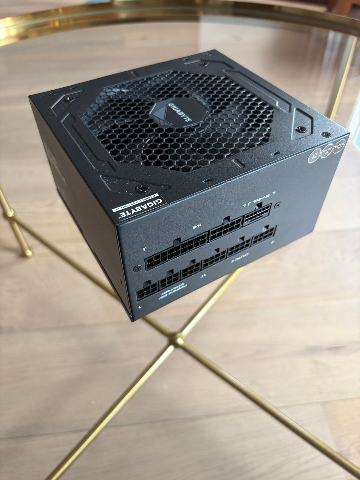Gigabyte voeding, 6 maanden oud, 750w gold, Computers en Software, Ophalen of Verzenden, Zo goed als nieuw