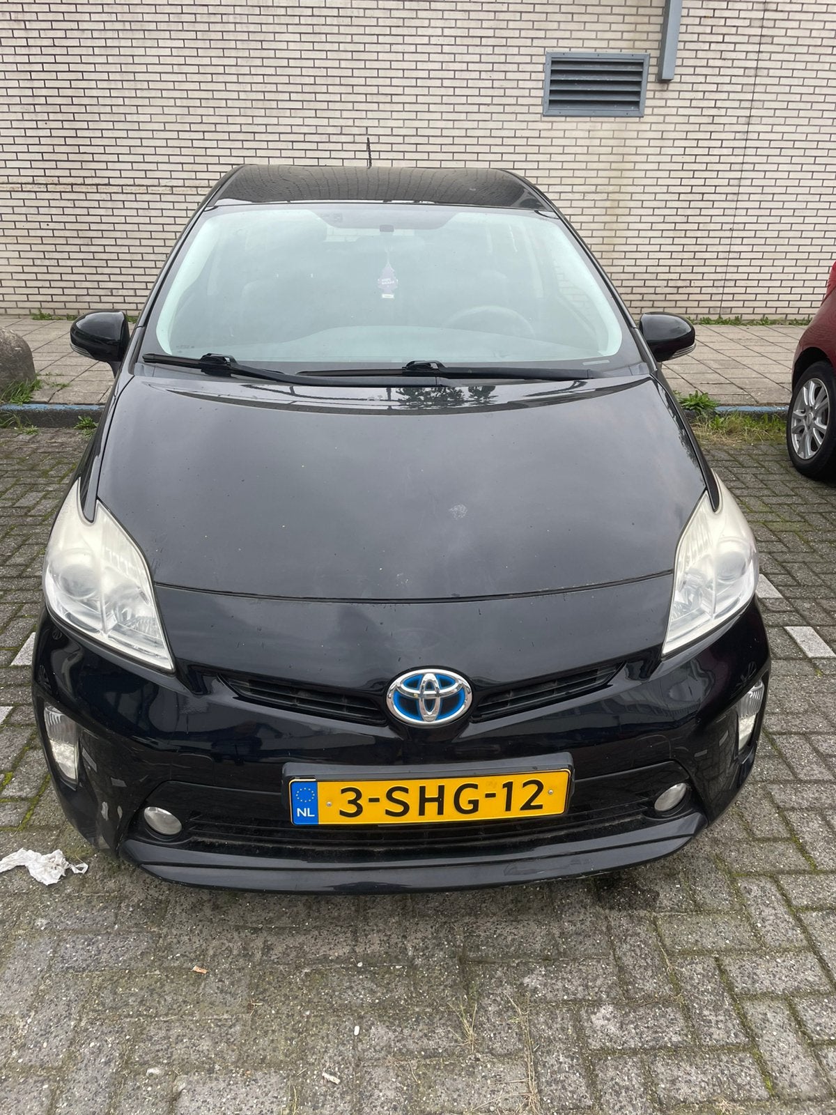 Toyota Prius 1.8 Full Hybrid 136PK Aut 2012 Zwart, Auto's, 1340 kg, 4 cilinders, Zwart, Prius