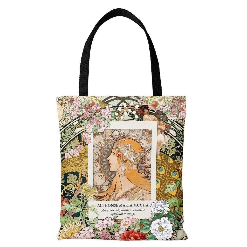 Alphonse Mucha Zodiac Astrologie Kunst Tas, Verzenden, Nieuw, Handtas