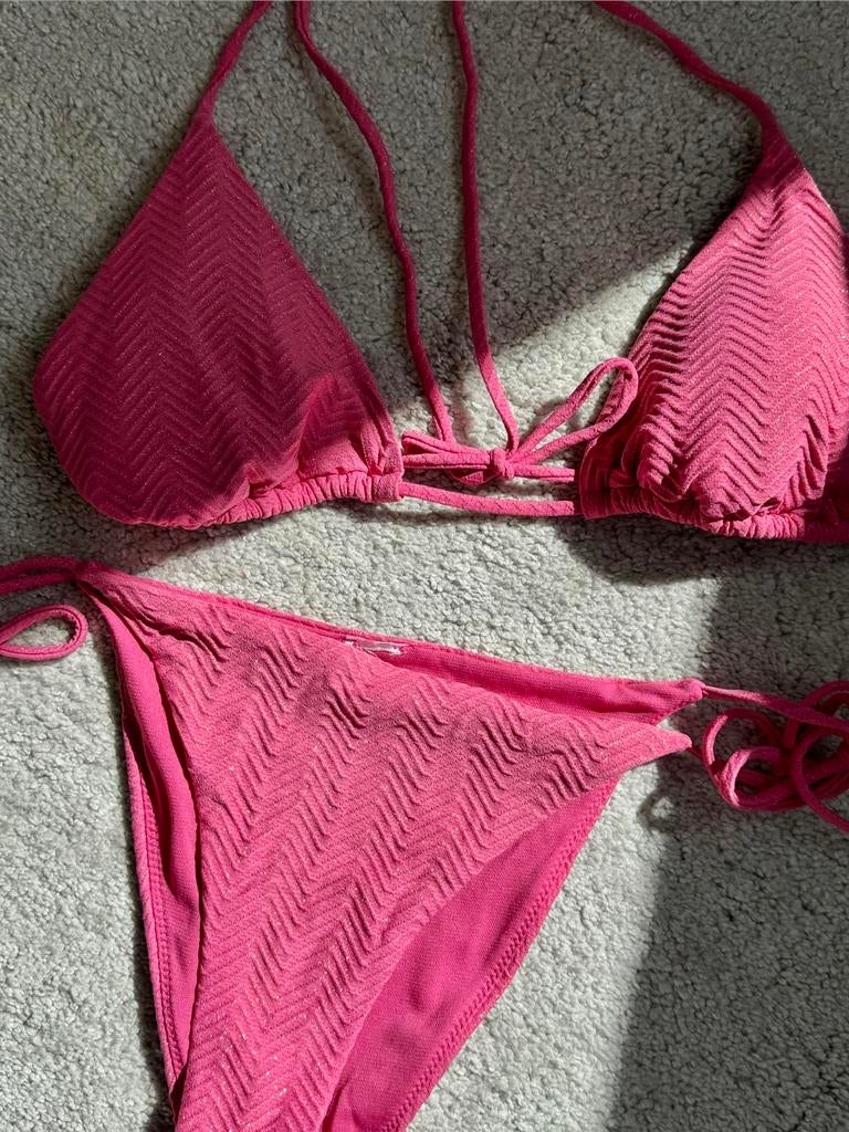 Roze bikini Loavies maat M, Ophalen of Verzenden, Zo goed als nieuw, Roze, Bikini