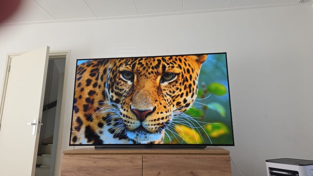 LG OLED 77 inch OLED77C18LA incl muurbeugel twv 200,-, Ophalen, 50 Hz, OLED, Zo goed als nieuw
