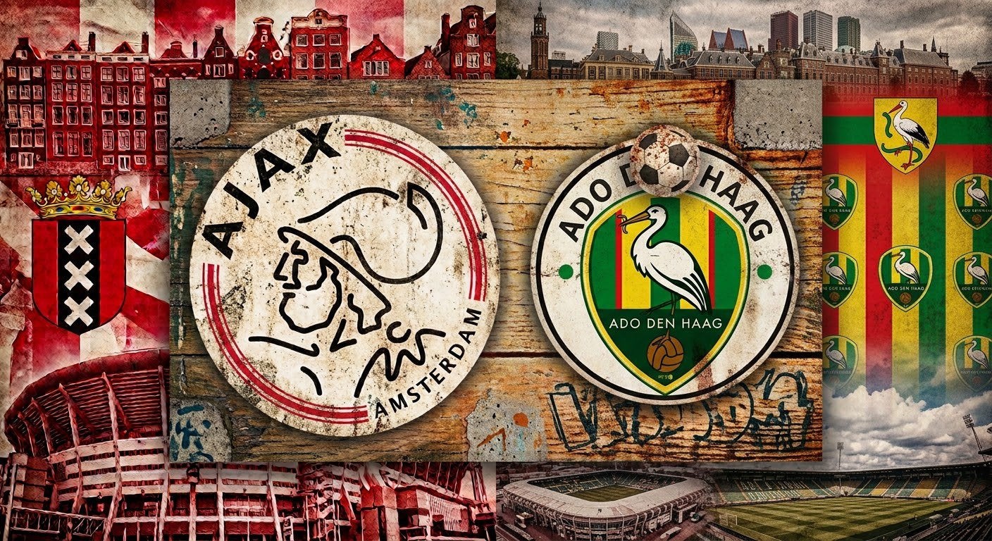 2 tickets vak 123 (TOP plaatsen!) | Ajax vs ADO Den Haag, Twee personen, November