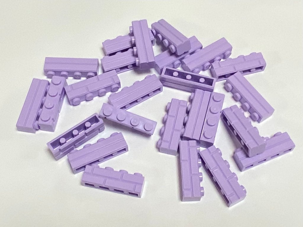 Partij 25x 1x4 Lego steen motief stenen in diverse kleuren, Overige thema's, Lego, Nieuw, Ophalen of Verzenden