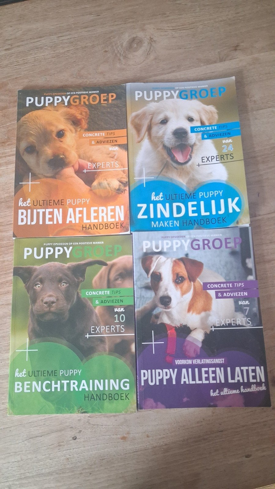 Puppygroep handboeken alle 4, Ophalen, Zo goed als nieuw, Honden