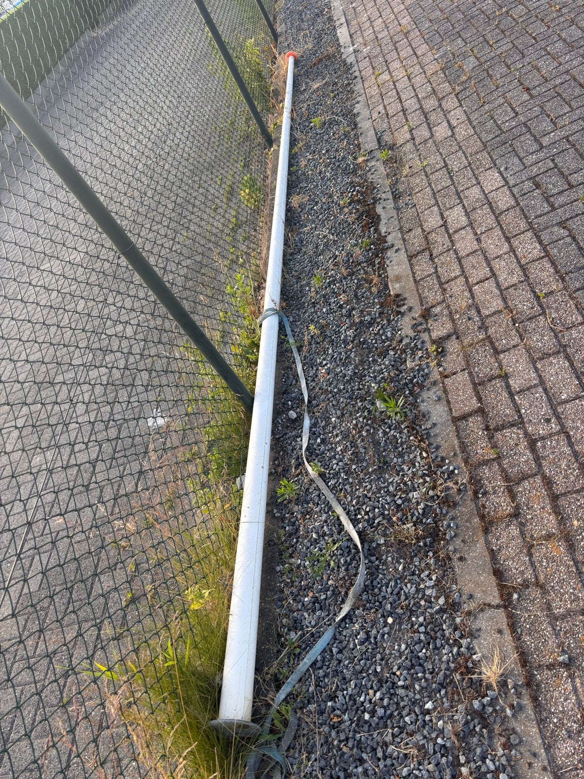 Vlaggenmast, Ophalen, Gebruikt