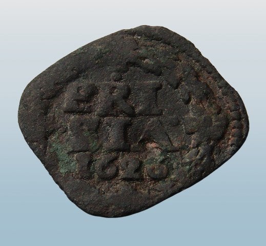 * Zeldzame koperen munt 1626 - FRIESLAND - Frisia *, Verzenden, Vóór koninkrijk, Overige waardes, Losse munt