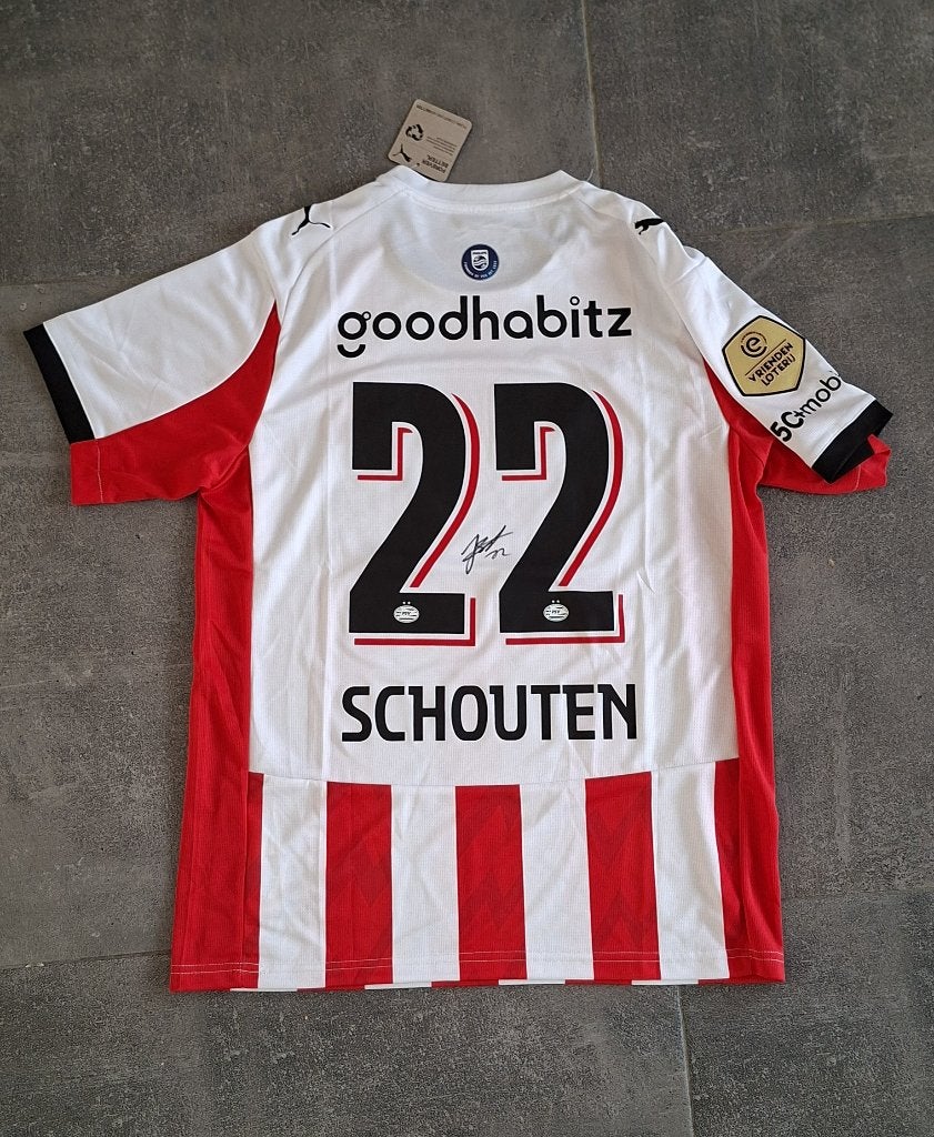 Shirt met originele handtekening; Jerdy Schouten # PSV, Ophalen of Verzenden, Nieuw, PSV, Shirt