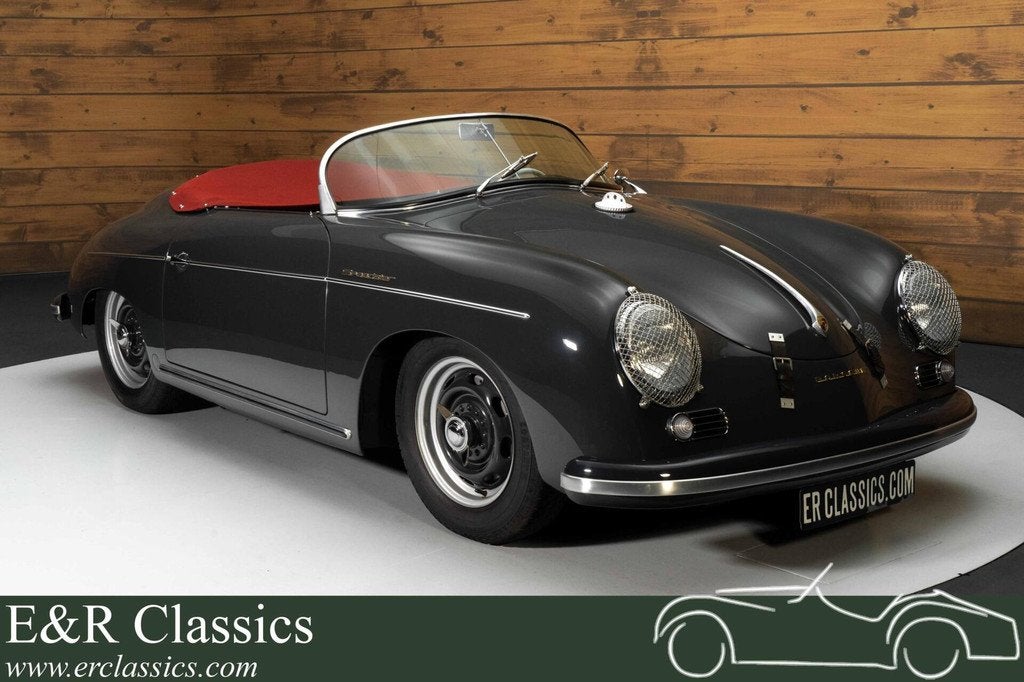 Porsche 356 Pre-A Speedster | 1955, Auto's, Oldtimers, Achterwielaandrijving, Cabriolet, Leder en Stof, Bedrijf