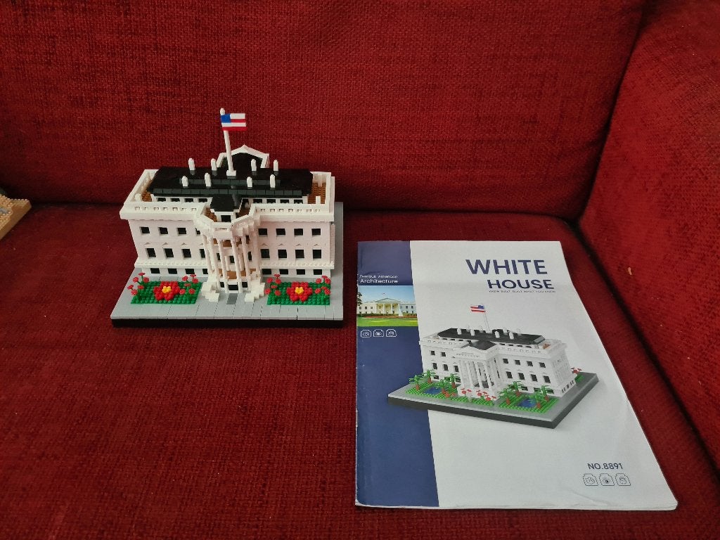 Mini bouwstenen het witte huis lepin, Ophalen of Verzenden