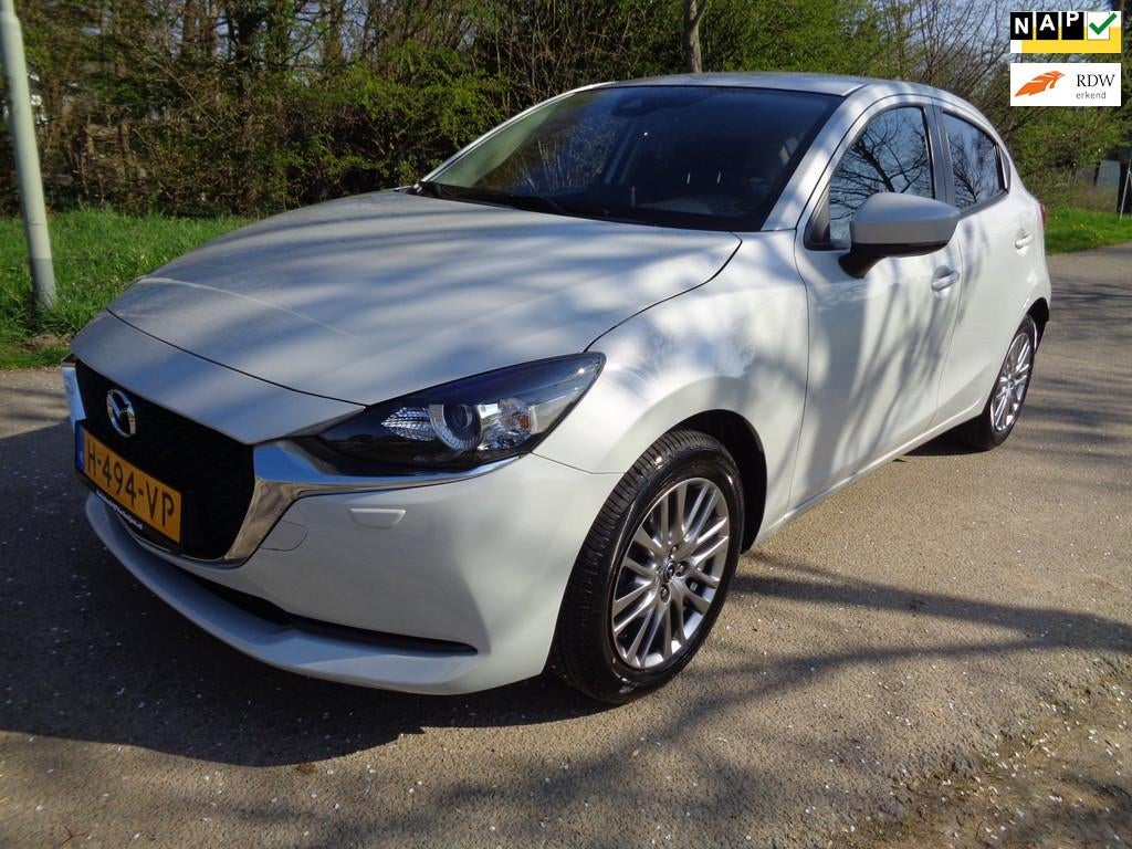 Mazda 2 1.5 Skyactiv-G Style Selected 28000 NL KM'S! Apple!, Auto's, Mazda, Voorwielaandrijving, Euro 6, 4 cilinders, Wit