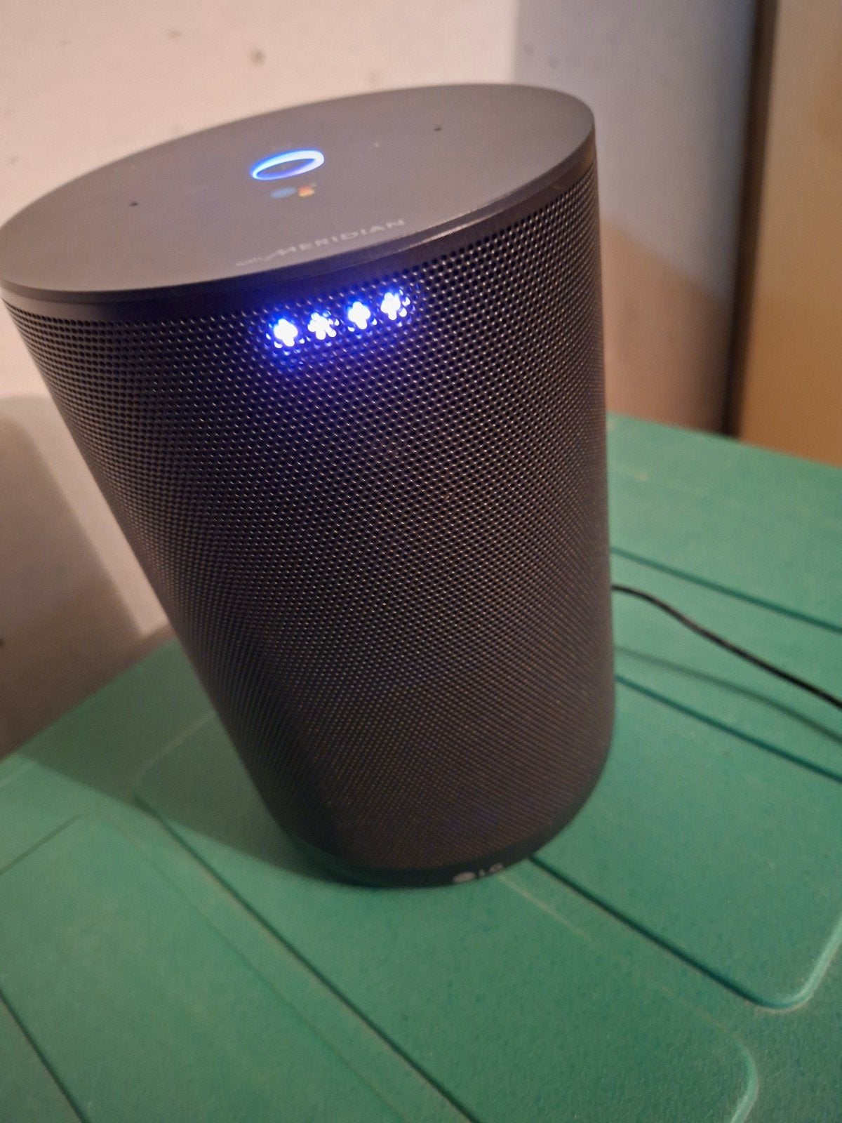 LG XBOOM AI ThinQ WK7 met Meridian Audio en Google Assistant, Overige merken, Slimme speaker, Ophalen of Verzenden, Zo goed als nieuw