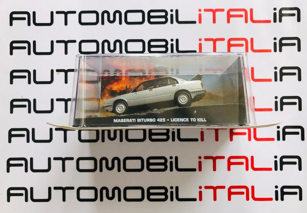 Maserati Biturbo 425 James Bond Licence to kill. 1:43, Hobby en Vrije tijd, Ophalen of Verzenden, Nieuw, Auto, Overige merken