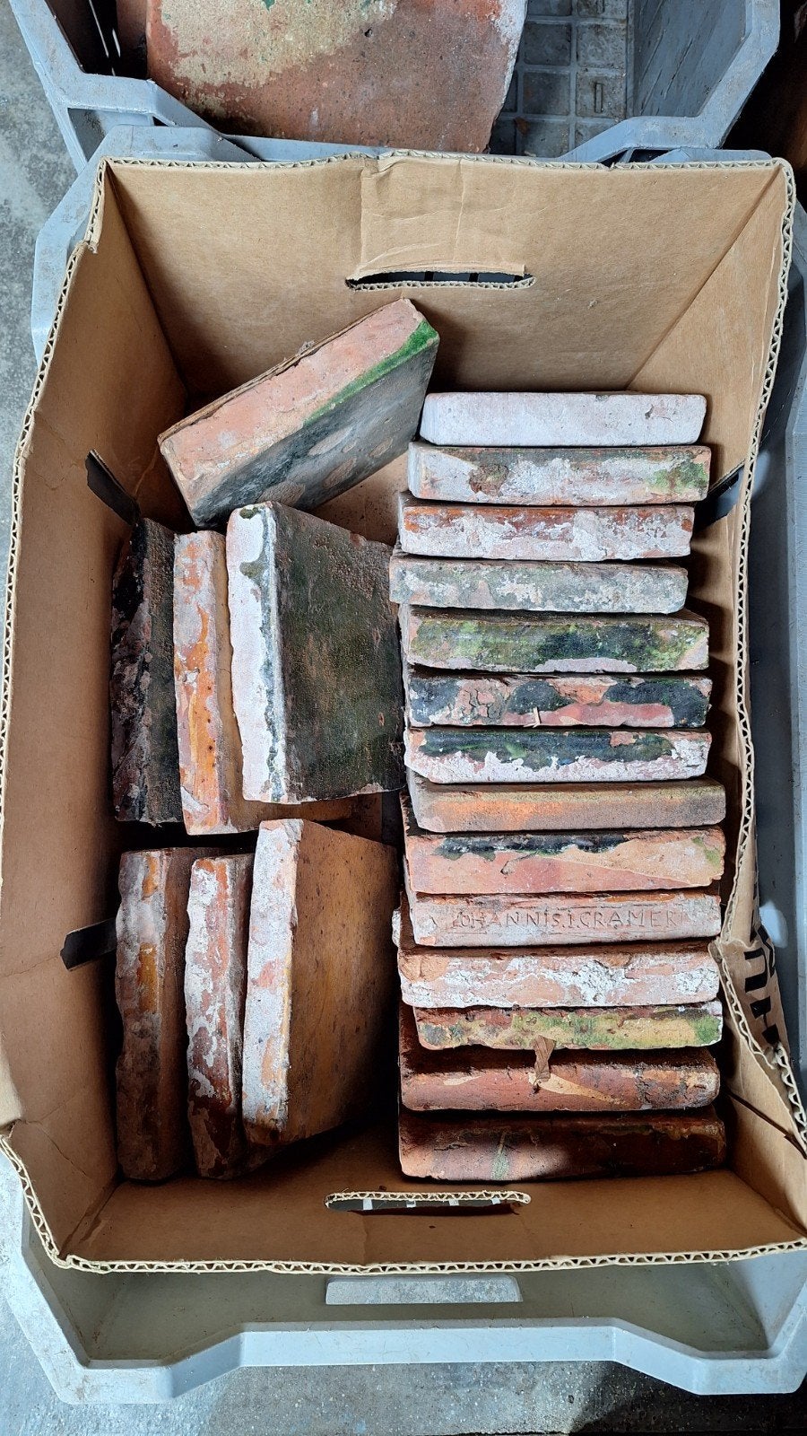 partij oude originele estrikken verschillende maten, Ophalen, Gebruikt, Keramiek, Minder dan 20 cm