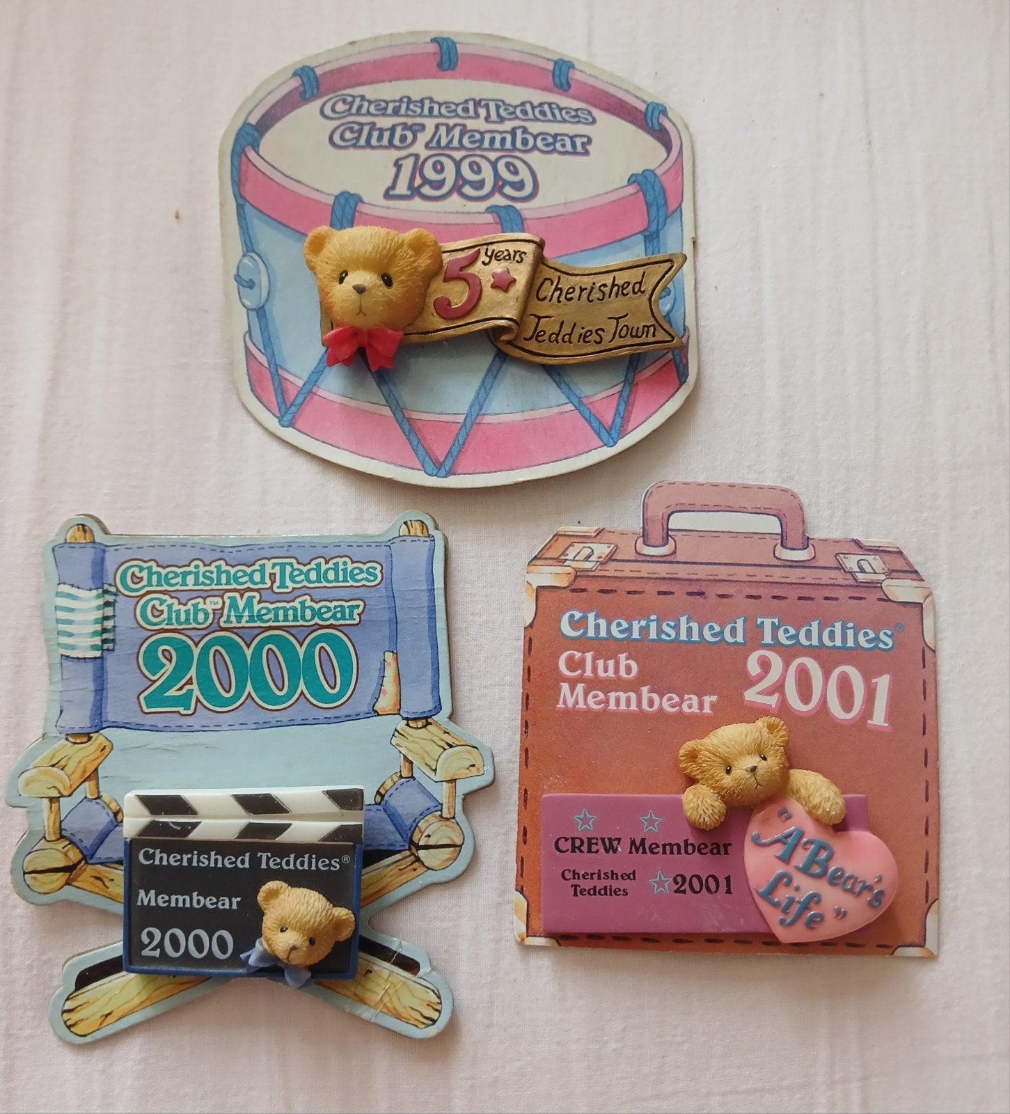 Cherished Teddies Broches, Ophalen of Verzenden, Zo goed als nieuw, Overige typen, Cherished Teddies