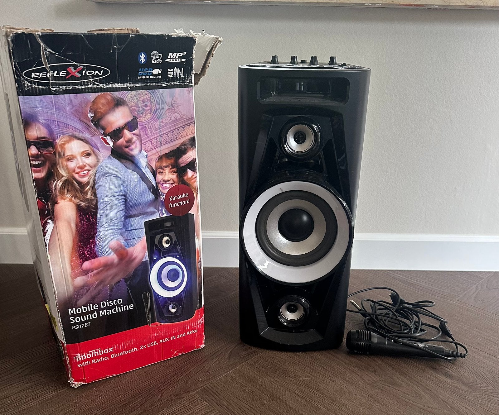 Nieuw Karaokesysteem / mobiele Disco incl microfoon, Ophalen, Nieuw, Overige typen