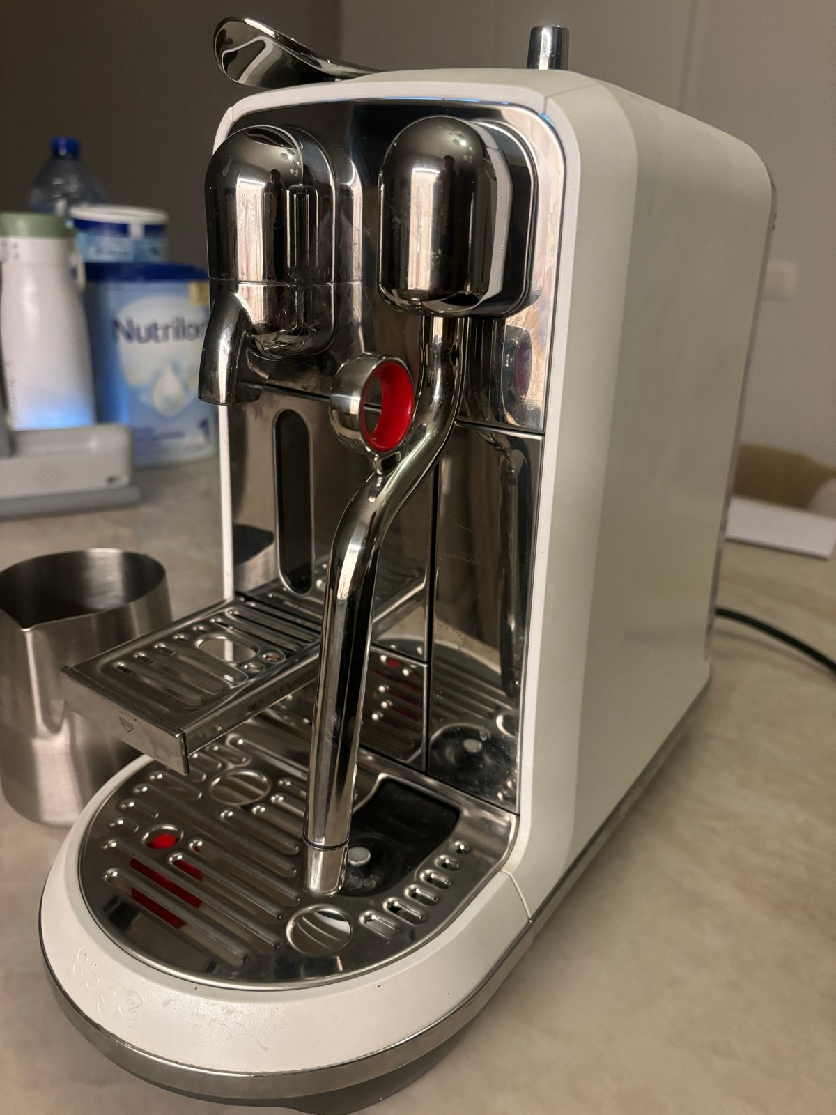 Sage Creatista Nespresso Plus, Stoompijpje, Koffiepads en cups, Koffiemachine, Ophalen of Verzenden