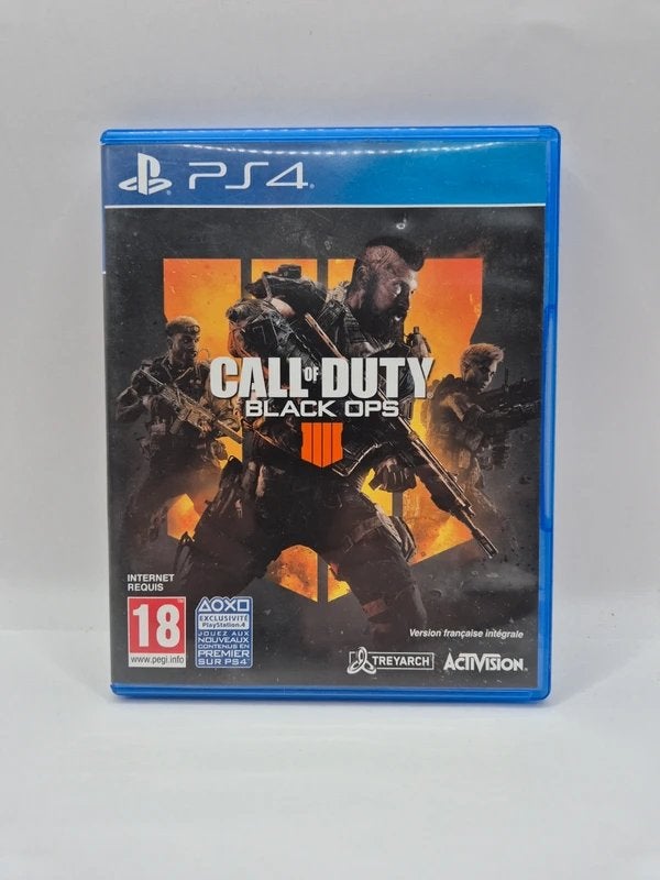 Call of Duty Black Ops 4 PS4, Sony City 1-7-1 Konan, Minato-ku Tokyo 108-0075 Japan, support@playstation.com,, Gebruikt, Vanaf 18 jaar