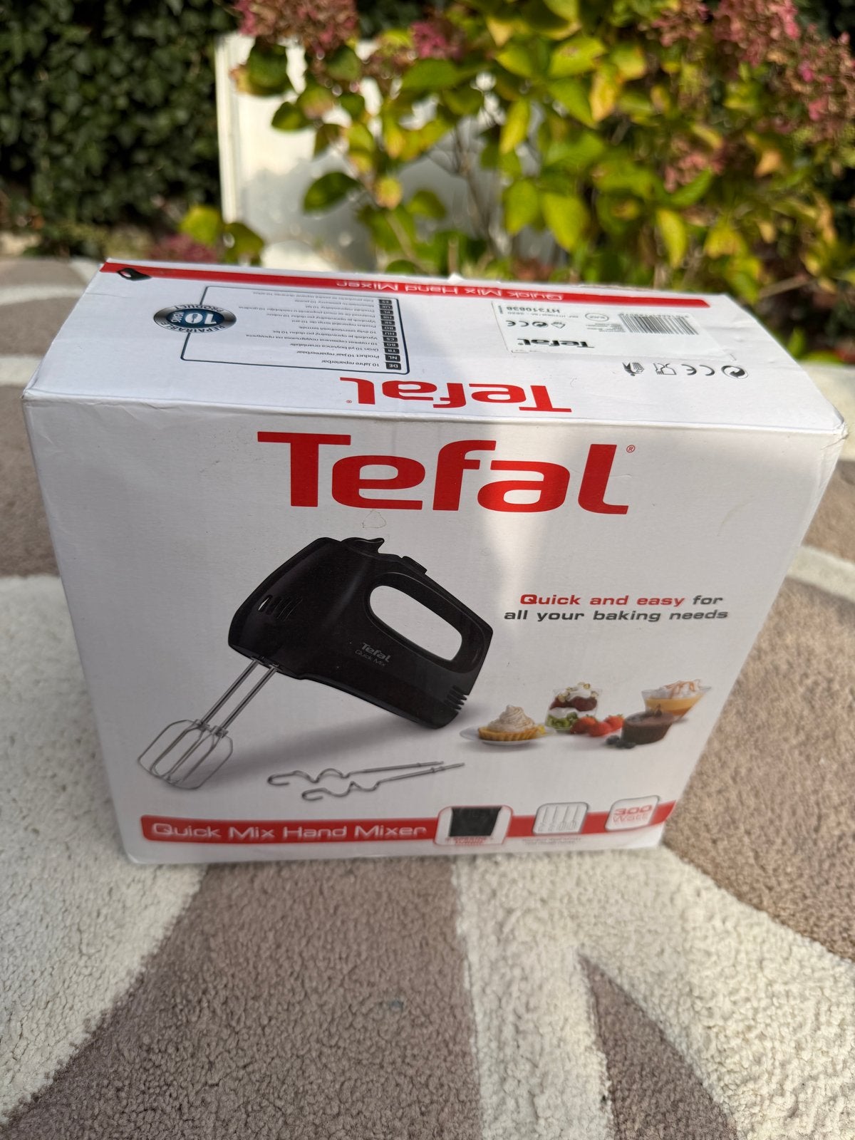 Tefal Quick Mix Handmixer - Nieuw in doos, Nieuw, 3 snelheden of meer, Ophalen of Verzenden, Vaatwasserbestendig
