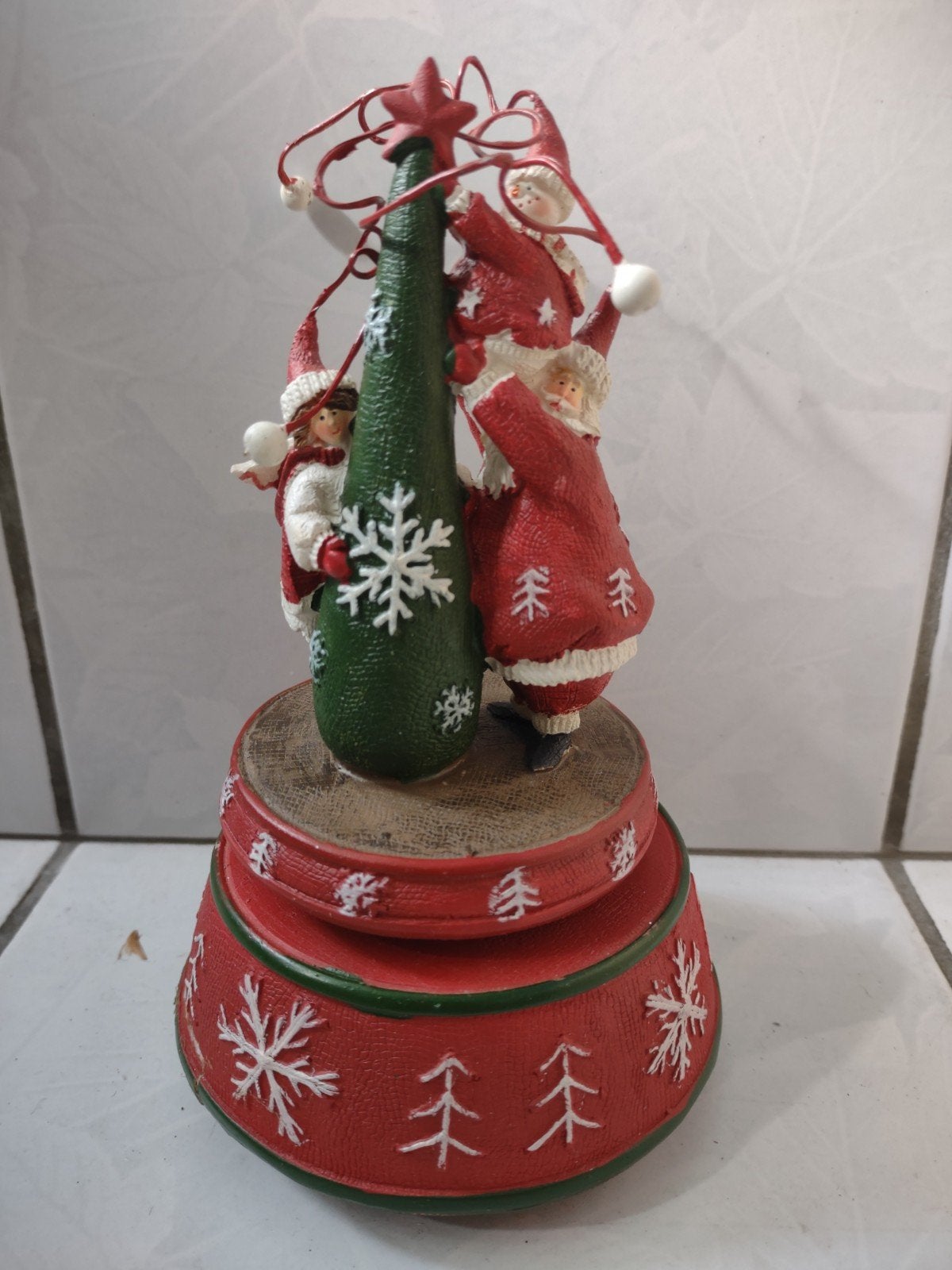 Kerst Speeldoosje, Ophalen