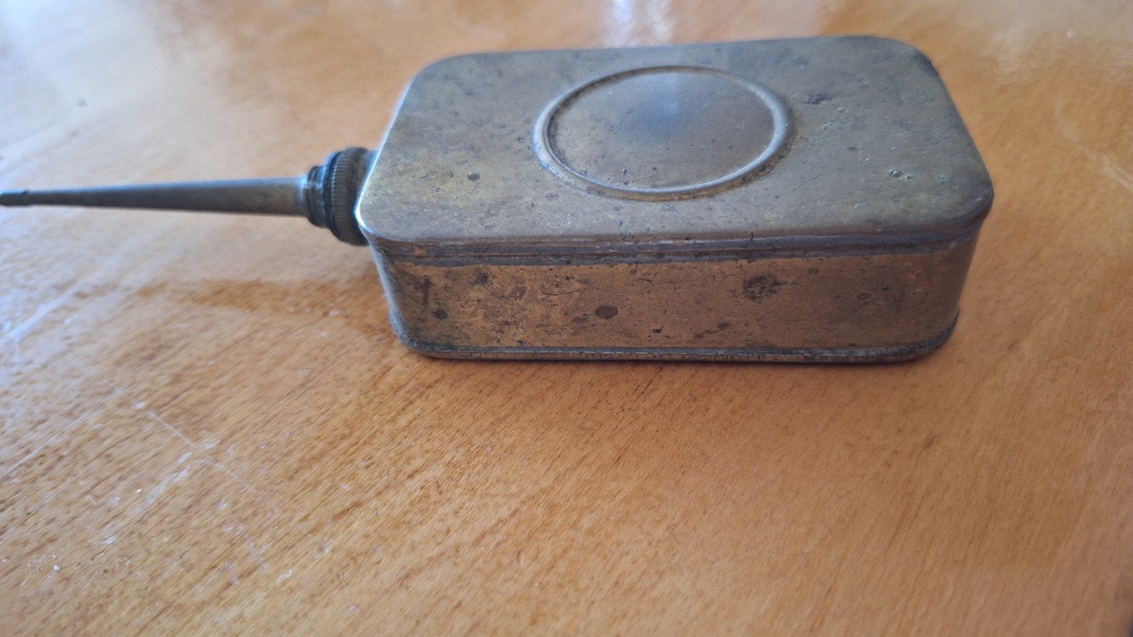 Antiek zakoliekannetje pocketoiler., Ophalen of Verzenden, Overige soorten, Nederland