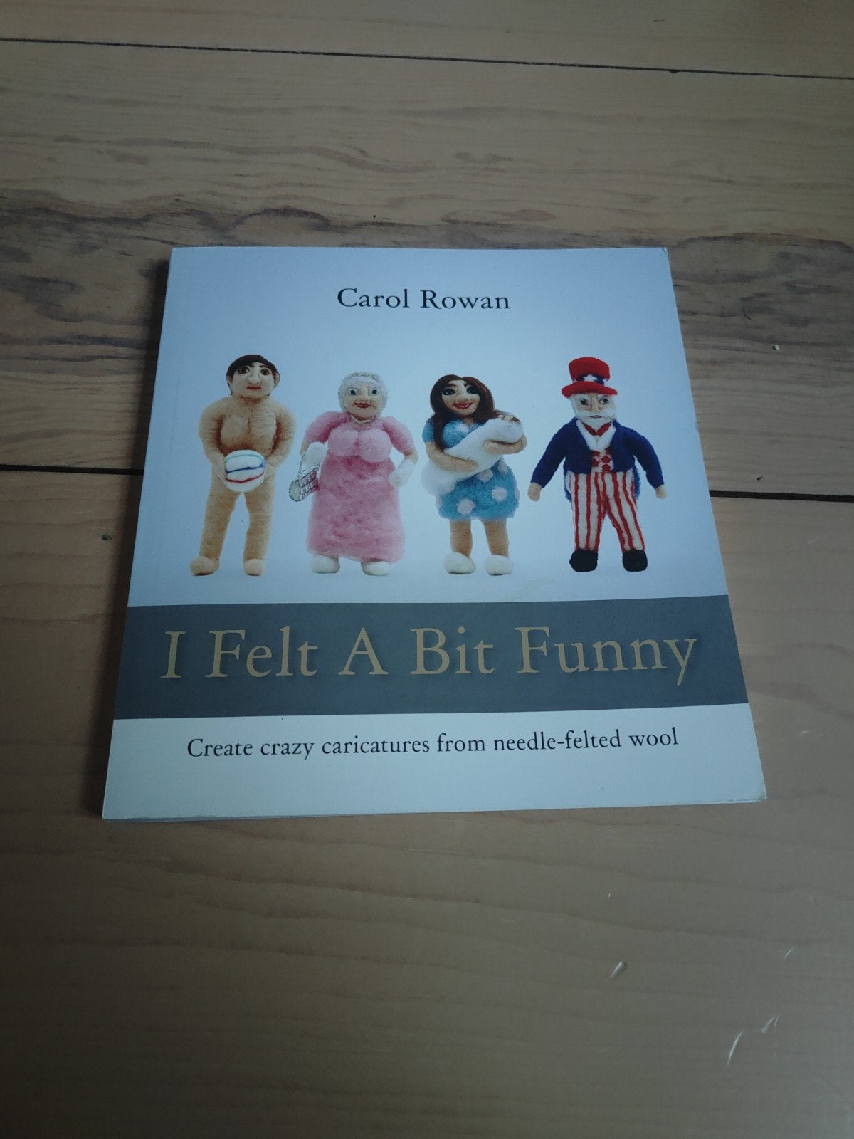 Boek: Vilten Poppen Maken - 'I Felt A Bit Funny' Carol Rowan, Ophalen of Verzenden, Zo goed als nieuw, Carol Rowan, Europa overig