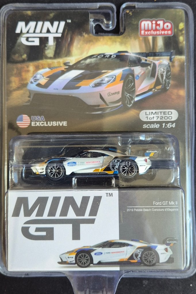 MINI GT Ford GT Mk II 2019 Pebble Beach Concours d'Elegance, Ophalen of Verzenden, Nieuw, Auto