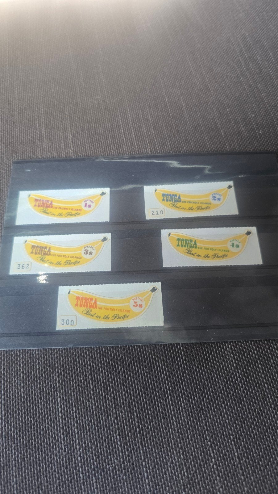 Tonga Banaan Postzegels - Set van 5, Postzegels en Munten, Ophalen of Verzenden, Gestempeld