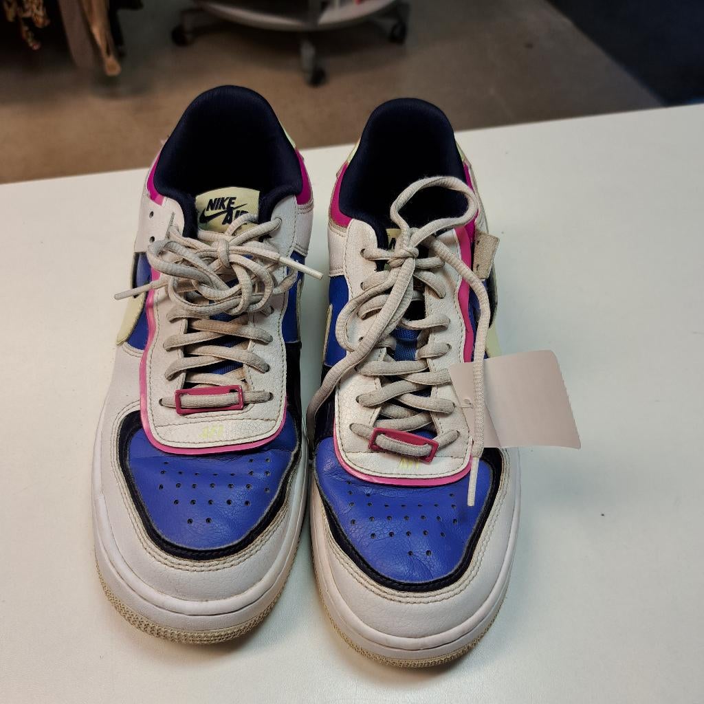 Nike Airforce 1 Shadow Sapphire schoenen mt 39.5-40 nr 47630, ., Wit, Nike, Ophalen of Verzenden