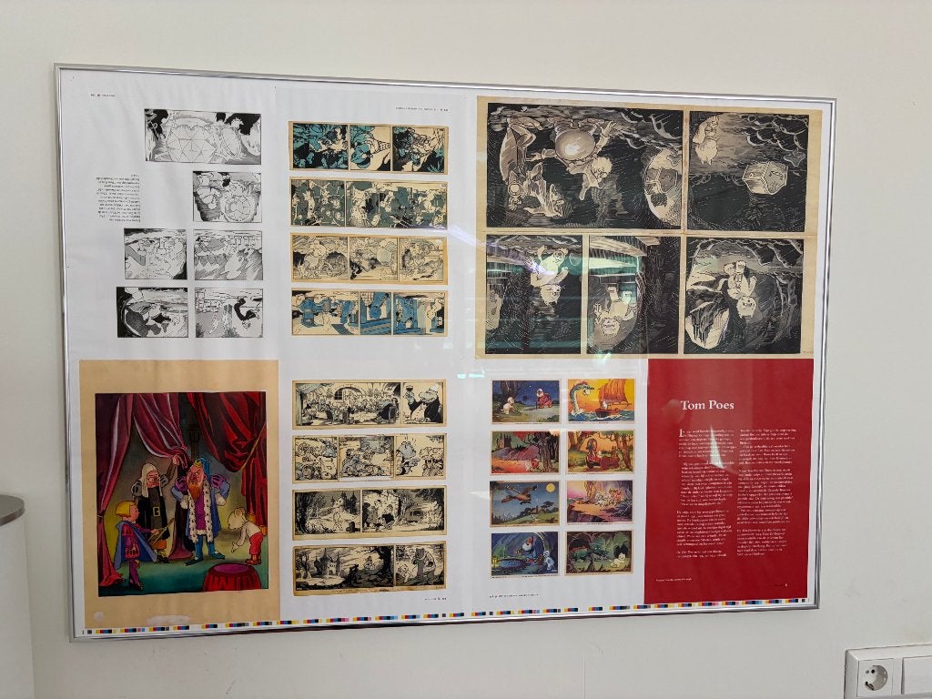 Bommel / Marten Toonder originele drukvellen ingelijst, Ophalen, Marten Toonder, Nieuw, Meerdere stripboeken