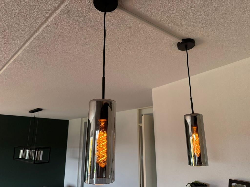 EGLO Hanglampen, Huis en Inrichting, Ophalen, Modern, Minder dan 50 cm, Glas