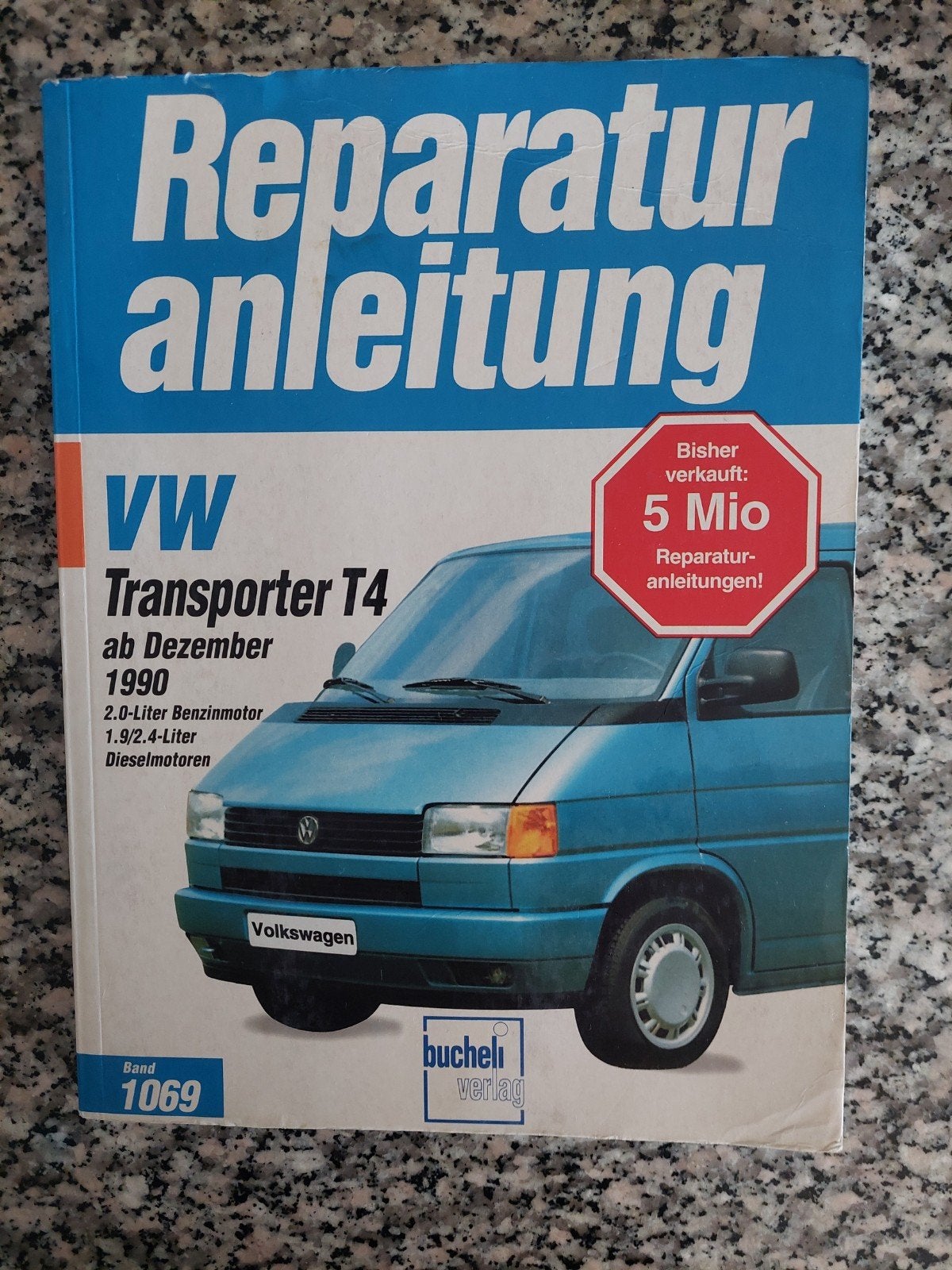 VOLKSWAGEN TRANSPORTER T4 REPARATUR ANLEITUNG AB DEC 1990., Ophalen of Verzenden, Gelezen, Volkswagen