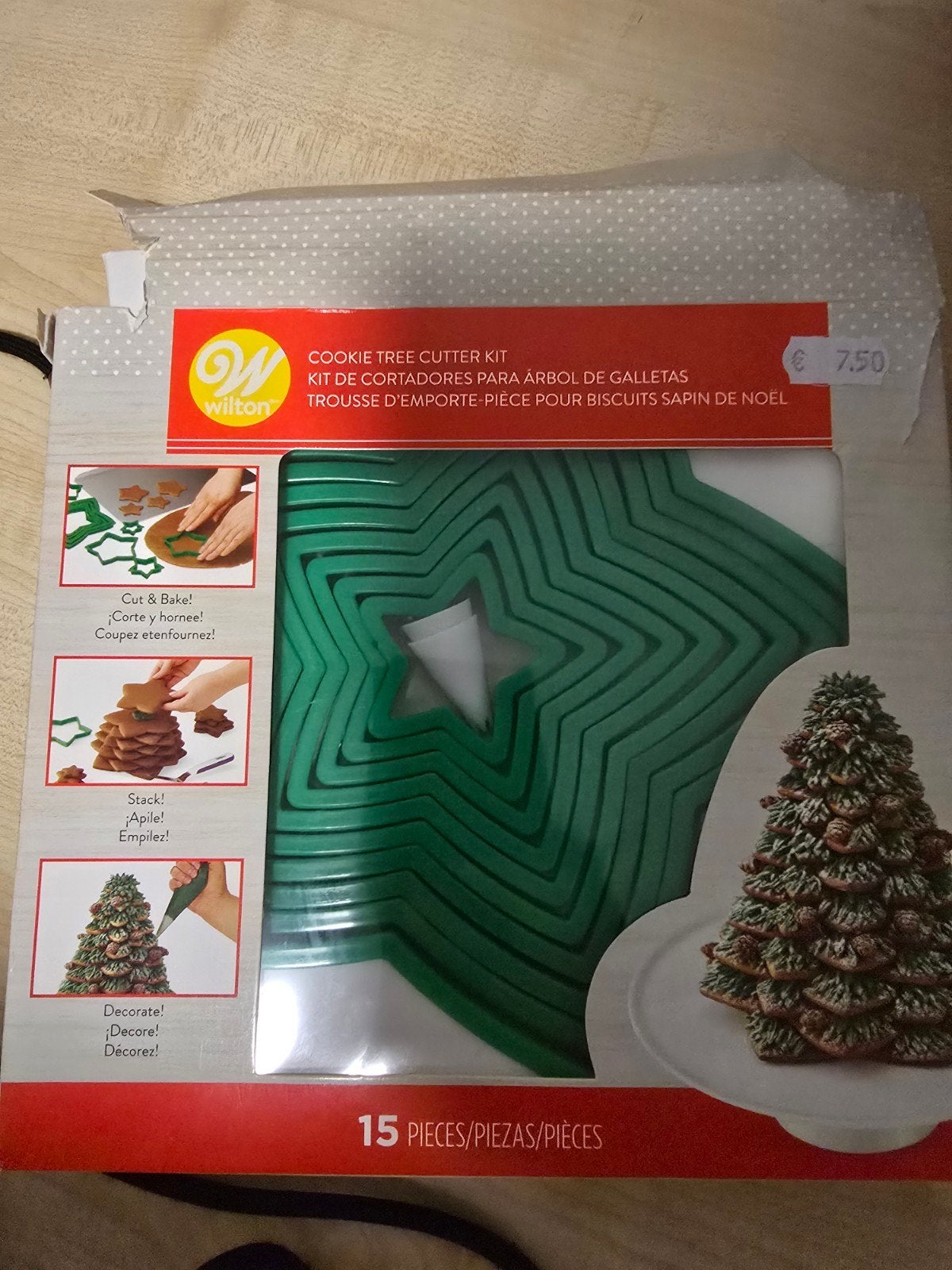 Wilton Cookie Tree Cutter Kit - 15-delige Koekjesvormset, Ophalen of Verzenden, Nieuw, Bakvorm