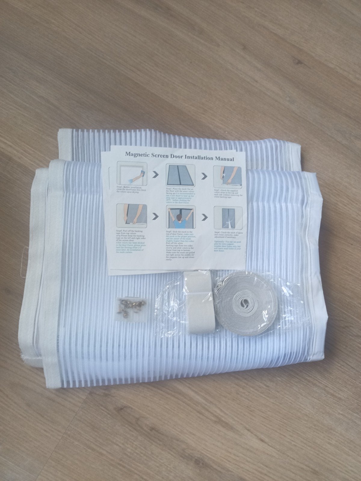 Magnetische Hordeur - Eenvoudige Installatie, Doe-het-zelf en Verbouw, Deuren en Horren, Kunststof, 80 tot 100 cm, Hordeur, Nieuw